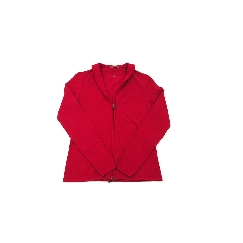 Prada Giacca Tessuto Bordeaux