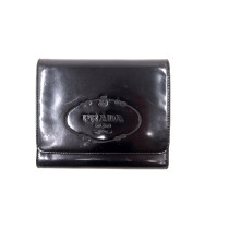 Prada Portafoglio Pelle di Vitello Spazzolato Nera