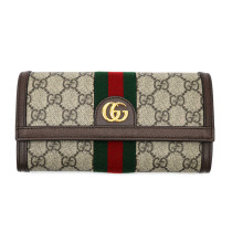 Gucci Portafoglio Ophidia GG Beige
