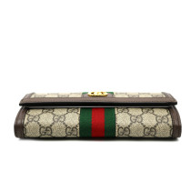 Gucci Portafoglio Ophidia GG Beige