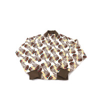 Gucci Giacca Bomber Limited Edition North Face Tela Marrone