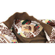 Gucci Giacca Bomber Limited Edition North Face Tela Marrone