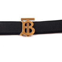 Burberry Cintura Reversibile Pelle Marrone e Nera