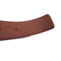 Burberry Cintura Reversibile Pelle Marrone e Nera