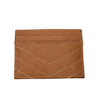 Saint Laurent Portacarte Pelle Rosa Cipria