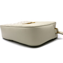 Saint Laurent Camera Bag Pelle Bianca