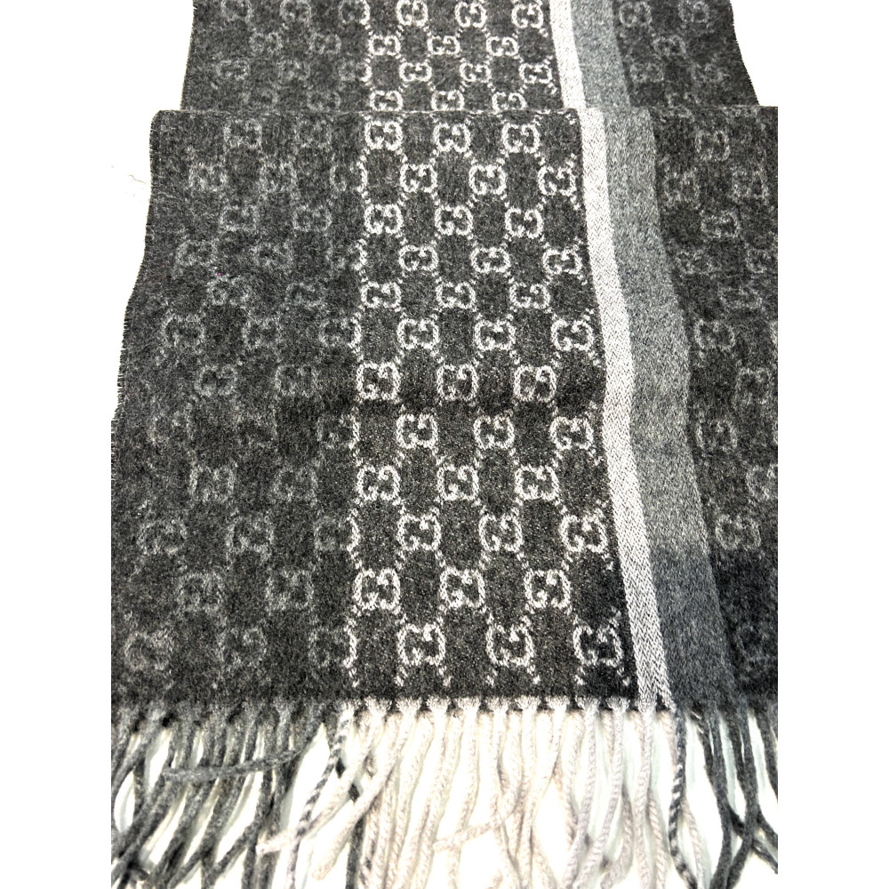 Gucci Sciarpa Lana Grigia
