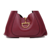Gucci Soft Bit Maxi Pelle Bordeaux