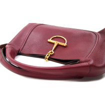 Gucci Soft Bit Maxi Pelle Bordeaux