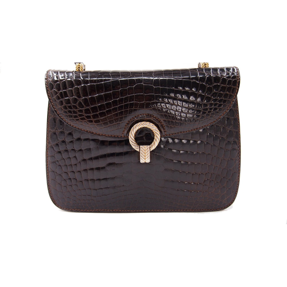 Gucci Pochette Vintage Cocco Marrone