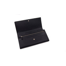 Saint Laurent Portafoglio Maxi Pelle Nera