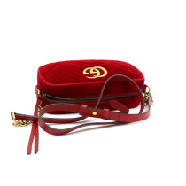 Gucci Marmont Camera Bag Velluto Rosso