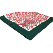 Gucci Foulard Seta Verde e Rossa