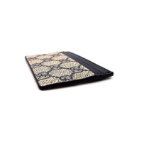 Gucci Portacarte GG Supreme Beige e Pelle Blu
