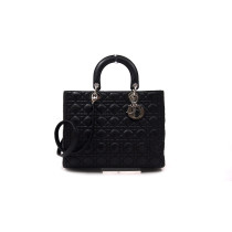 Dior Lady Dior Grande Pelle Nera