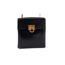 Ferragamo Iconic Top Handle S Pelle Nera