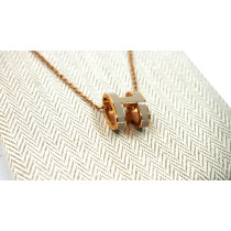 Hermes Collana Pop H Metallo Marron Glacè