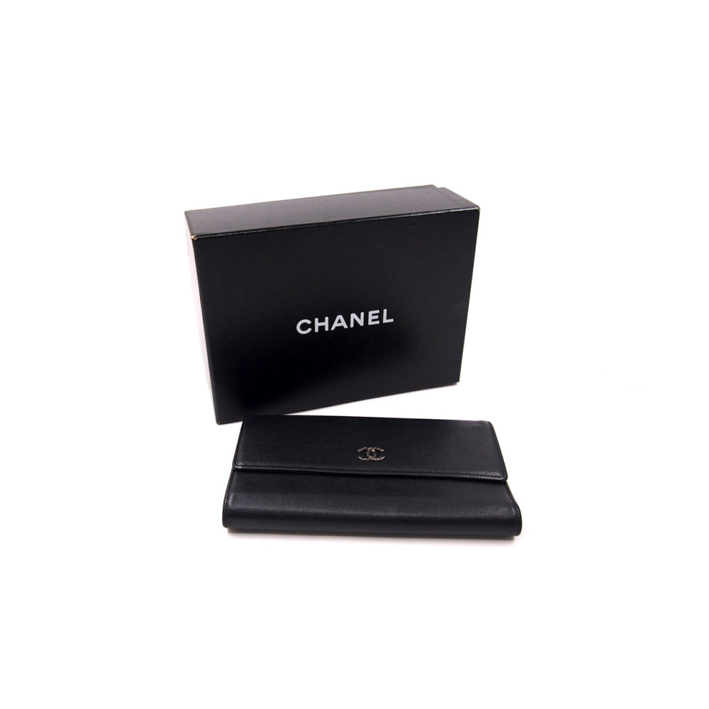 Chanel Portafoglio Pelle Nera