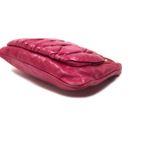 Miu Miu Pochette Tracolla Matelasse Pelle Fucsia