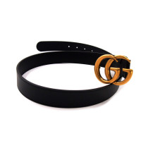 Gucci Cintura Marmont Pelle Nera