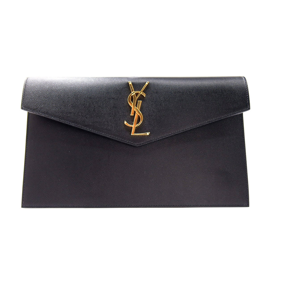 Saint Laurent Pochette Uptown Pelle Nera