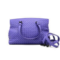 Bottega Veneta Shopping Pelle Intrecciata Viola
