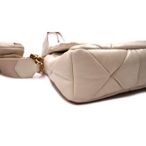 Prada System Small Pelle Bianca