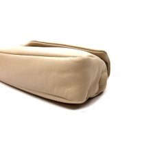 Saint Laurent Calypso Small Pelle d'Agnello Gesso