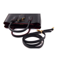 Prada Double Media Pelle Saffiano Nero