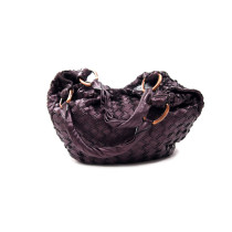 Miu Miu Shopping Pelle Melanzana