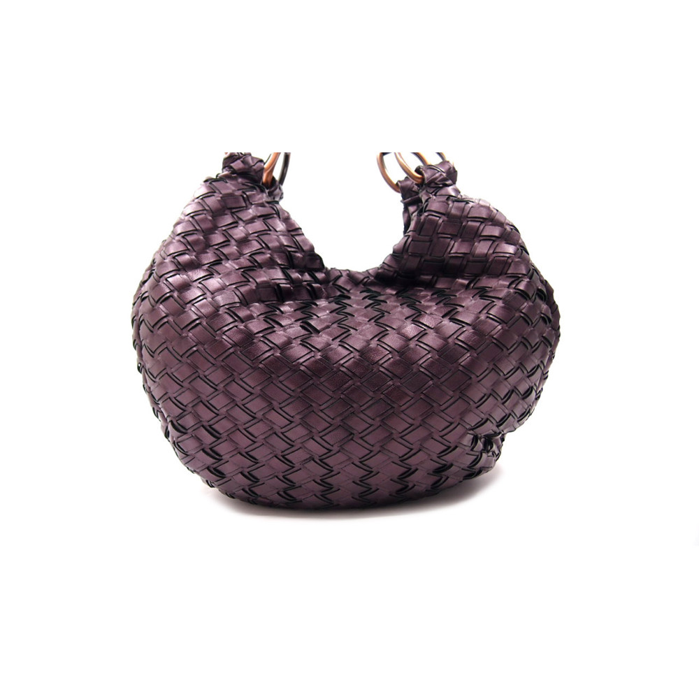 Miu Miu Shopping Pelle Melanzana