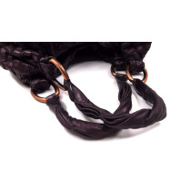 Miu Miu Shopping Pelle Melanzana