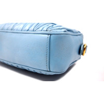 Miu Miu Matelassé Pelle Azzurra
