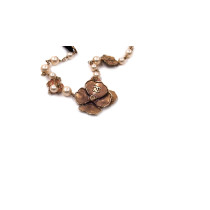 Chanel Bandage Necklace Metal and Fabric