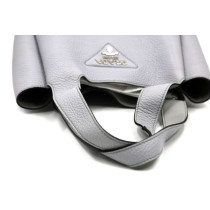 Prada Shopping Pelle Grigia