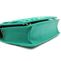 Miu Miu Tracollina Pelle Verde