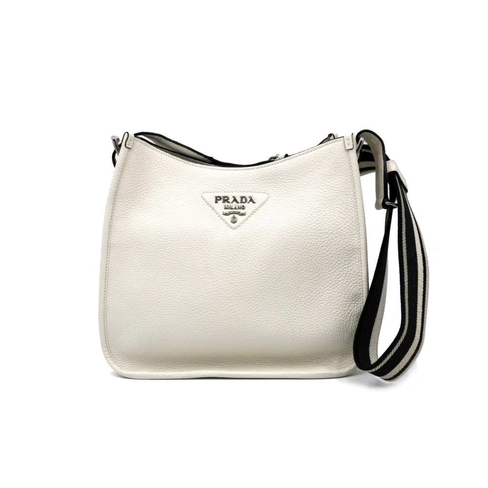 Prada Sacca Pelle Bianca