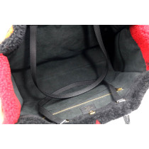 Louis Vuitton Onthego Teddy Lana Nera e Rossa