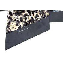 Ferragamo Sciarpa Seta Grigia