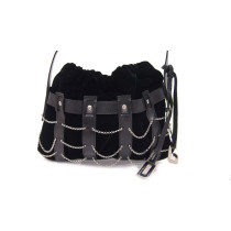 Dolce & Gabbana Mini Bag Velluto Nero