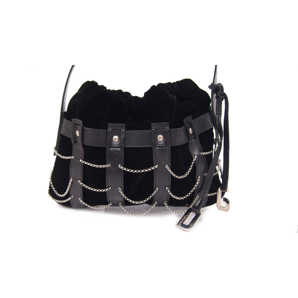 Dolce & Gabbana Mini Bag Velluto Nero