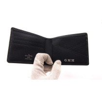 Louis Vuitton Portafoglio Bi-fold Pelle Nera