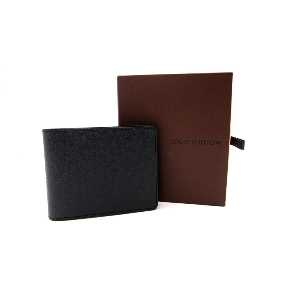 Louis Vuitton Portafoglio Bi-fold Pelle Nera
