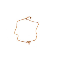 Dior Collana Petit CD Metallo Dorato e Perle