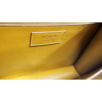 Saint Laurent Le Carrè Satchel Dox Lux Pelle Cammello