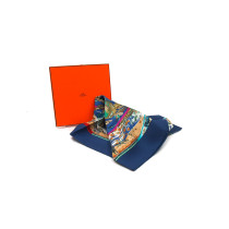 Hermes Foulard Tropiques Seta Blu