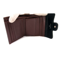 Chanel Portafoglio Classic Flap Chevron Trifold Pelle Nera