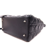 Dior Lady Dior Medium Black Leather
