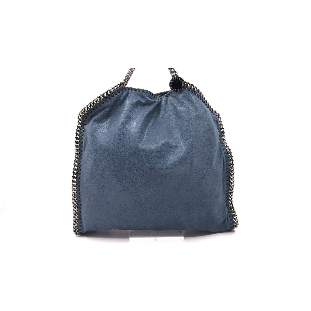 Stella McCartney Falabella Tote 3 Catene Blu Petrolio