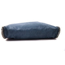 Stella McCartney Falabella Tote 3 Catene Blu Petrolio